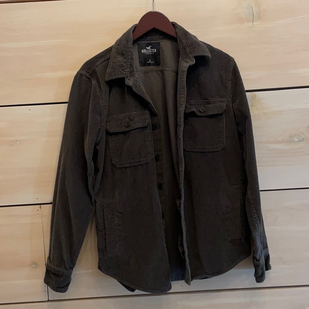 Hollister corduroy button up